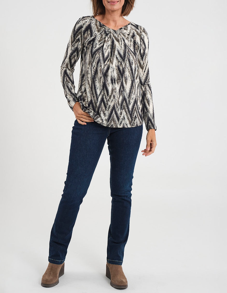 Blusa manga larga para mujer 5