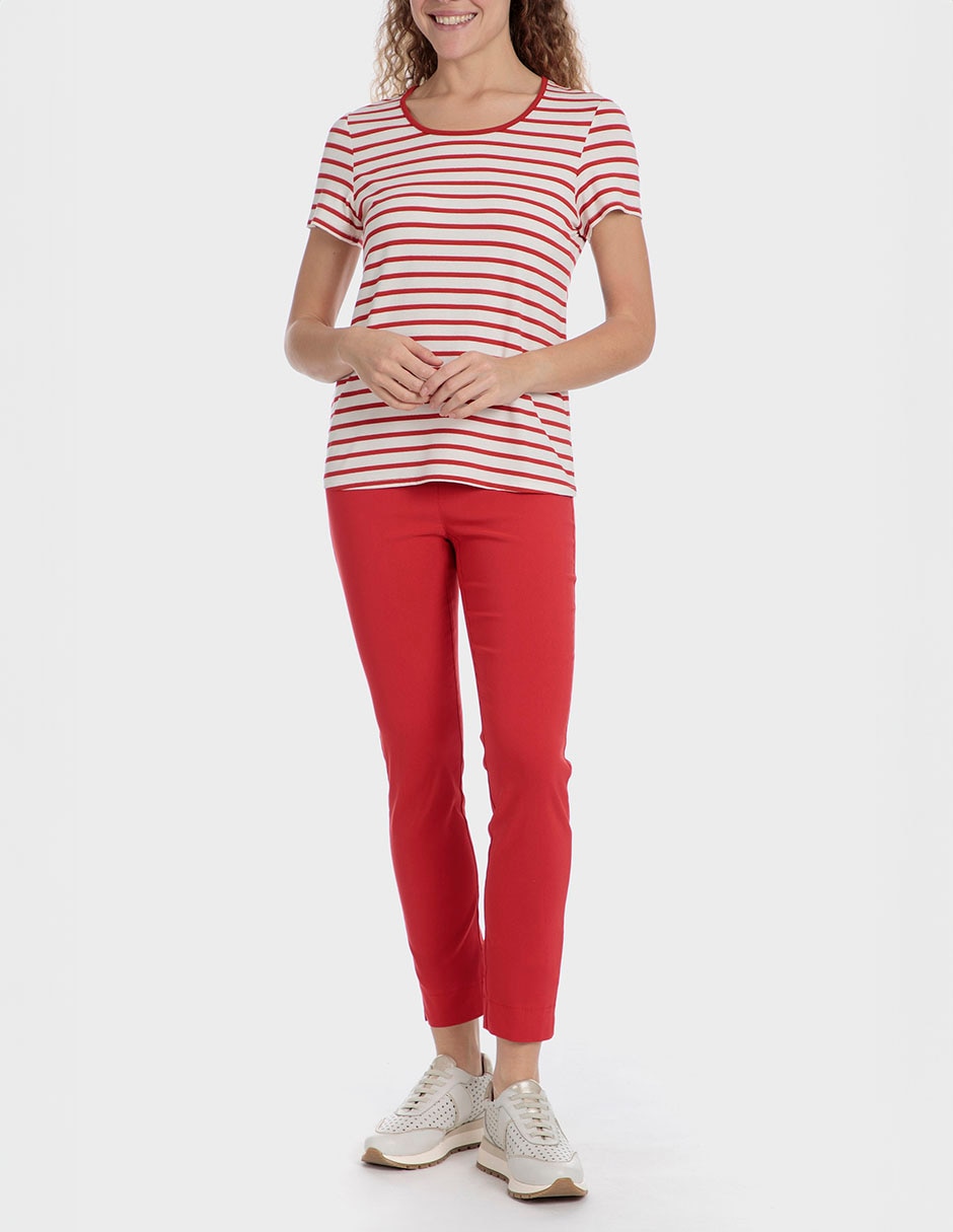 Pantalón capri slim para mujer 2