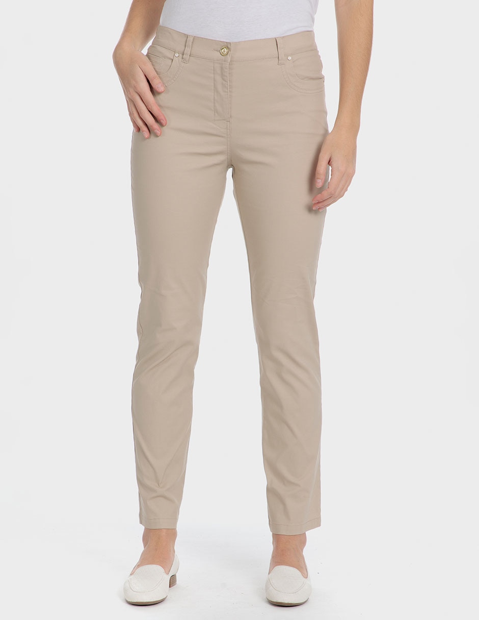 Pantalón chino slim para mujer Pantalón chino slim para mujer