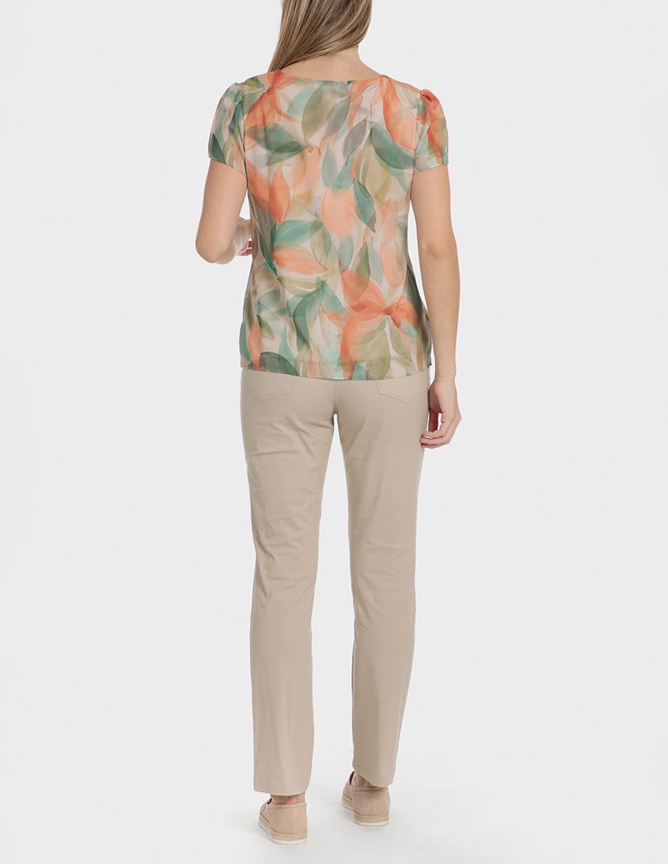 Pantalón chino slim para mujer 2