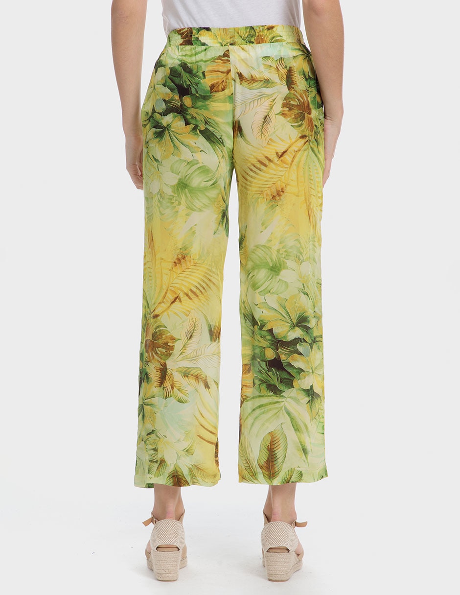 Pantalón coulotte Punt Roma straight para mujer