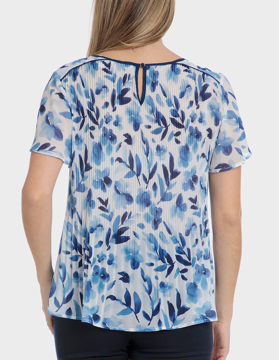 Blusa manga corta para mujer 4