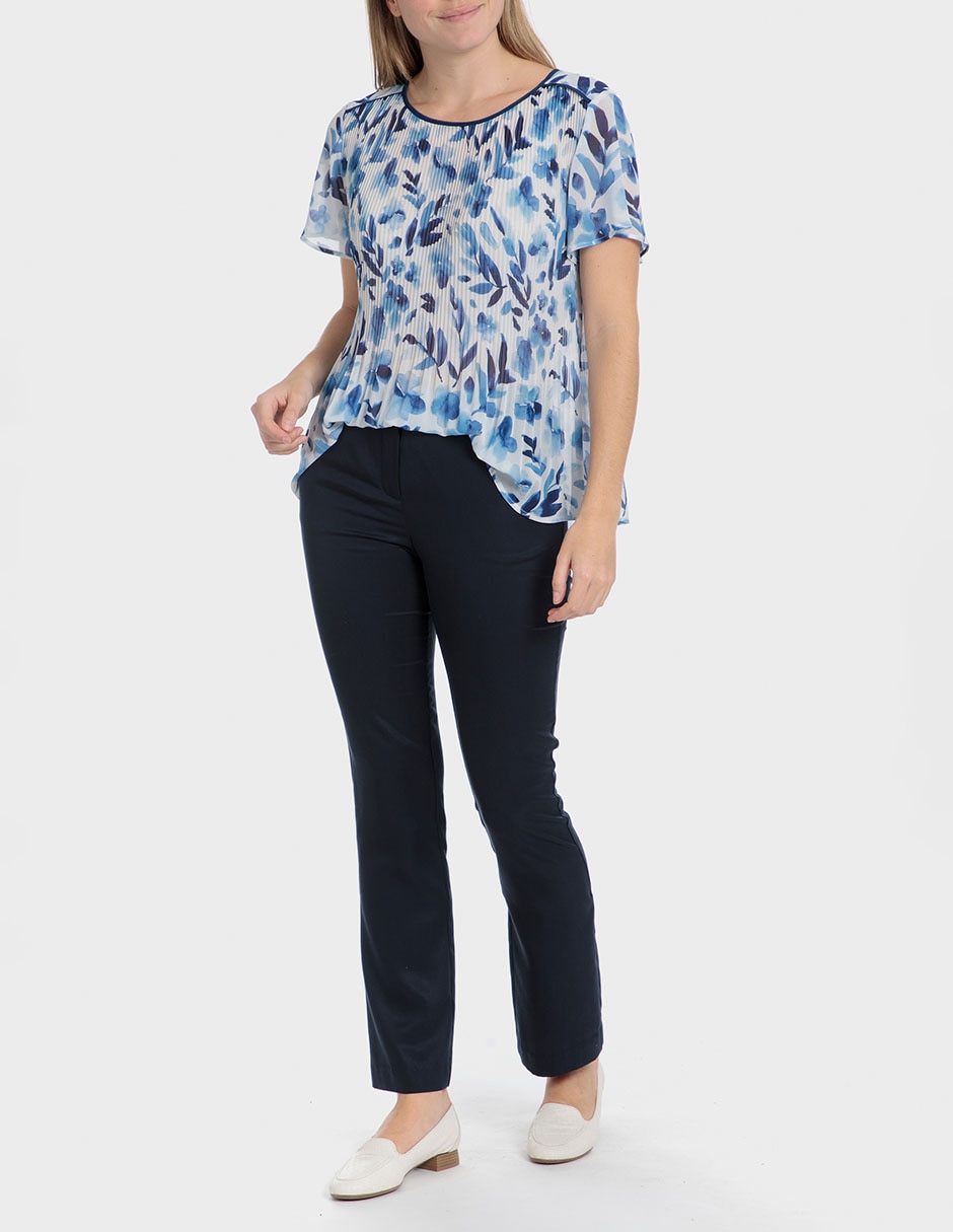 Blusa manga corta para mujer 5