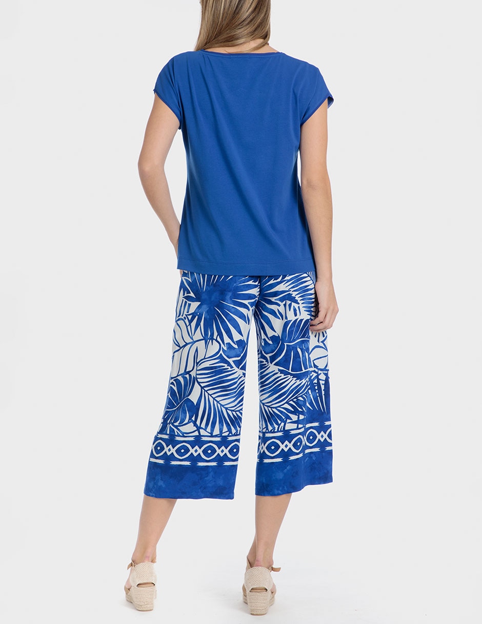 Pantalón relaxed amplio para mujer