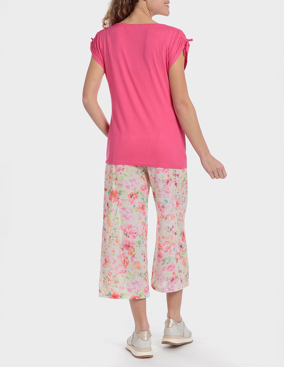 Pantalón capri regular para mujer 4