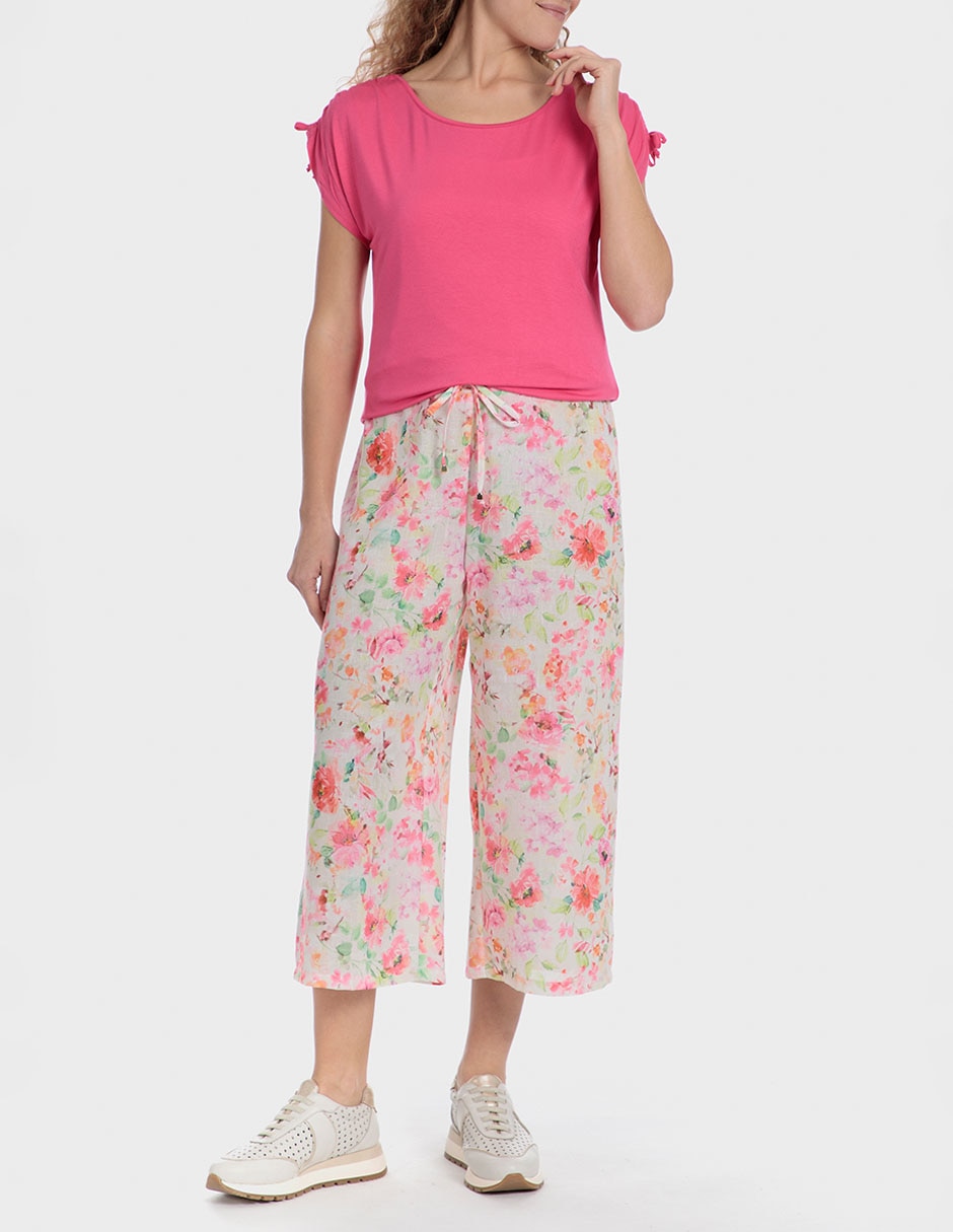 Pantalón capri regular para mujer 5