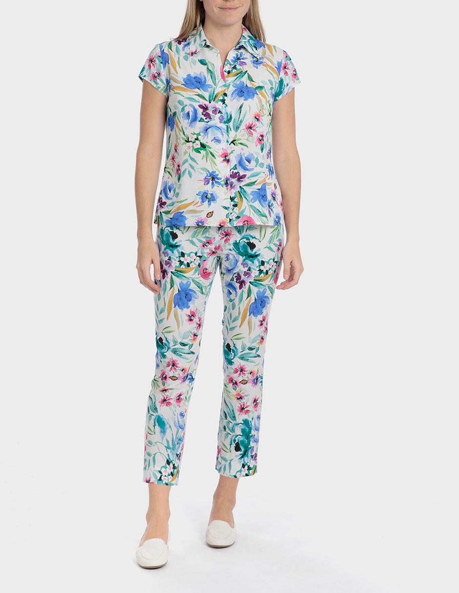Pantalón relaxed slim para mujer