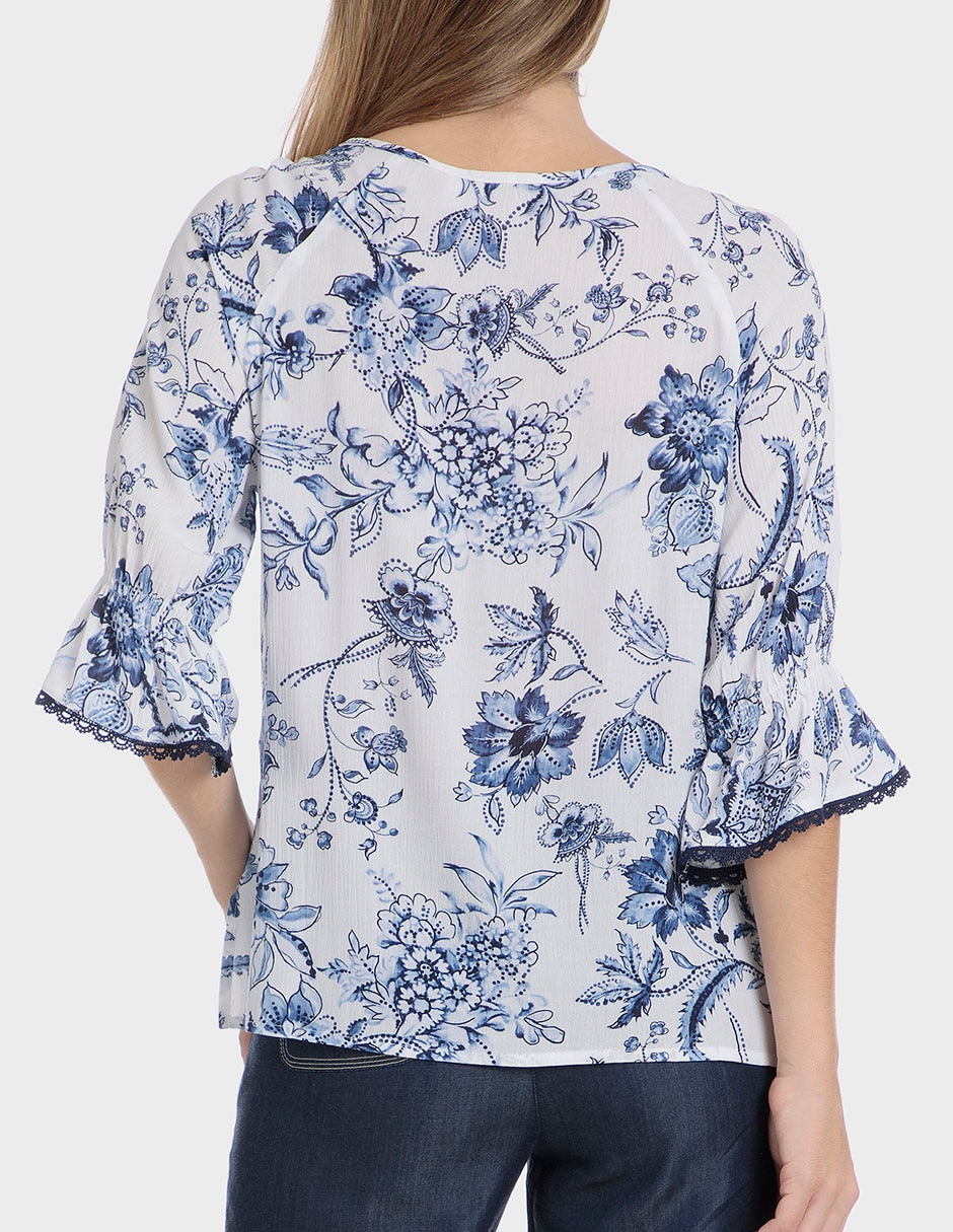 Blusa manga 3/4 para mujer 4