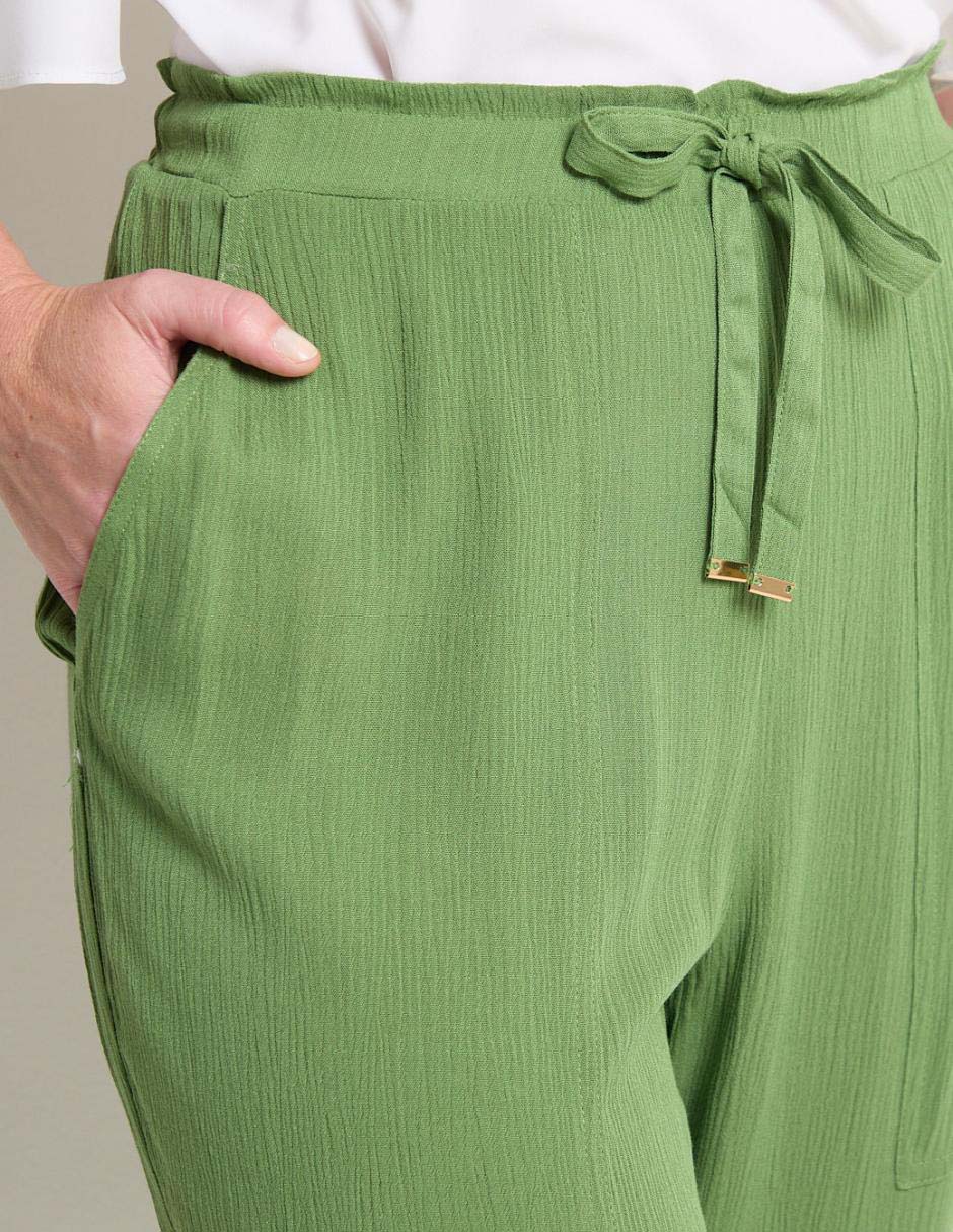 Pantalón capri Punt Roma slim para mujer