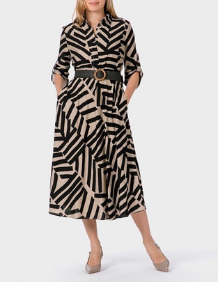 Vestido midi casual para mujer