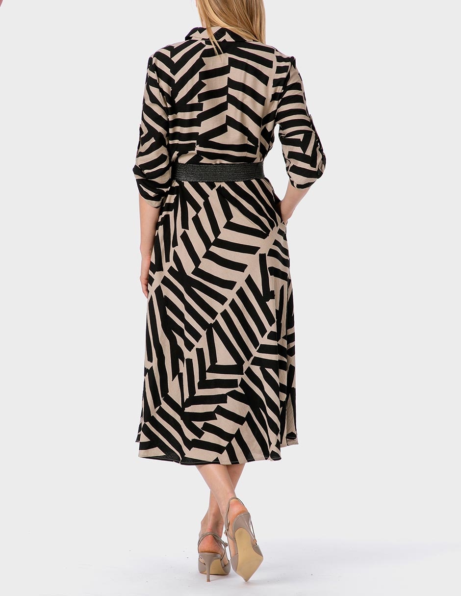 Vestido midi casual para mujer