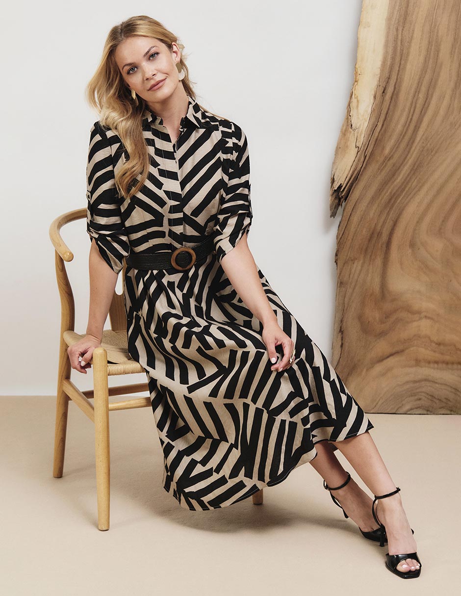 Vestido midi casual para mujer