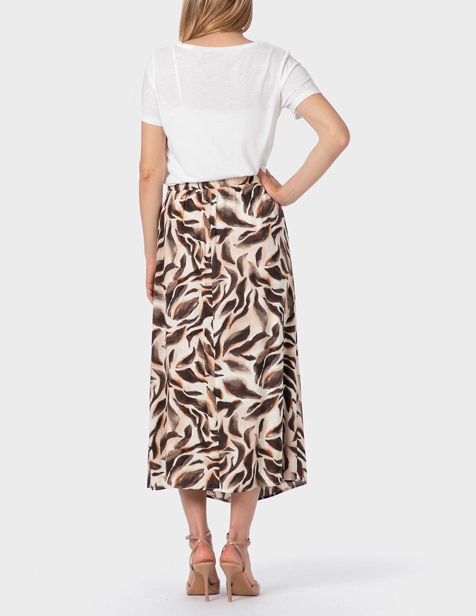 Falda crop a la cintura