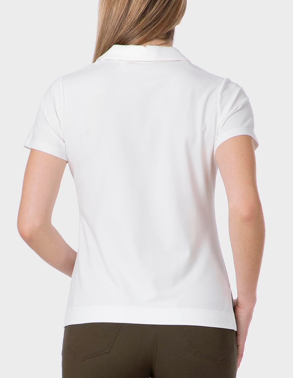 Playera tipo polo para mujer 4