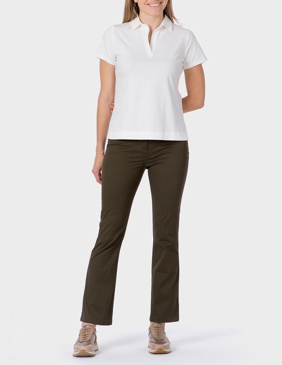 Playera tipo polo para mujer 5