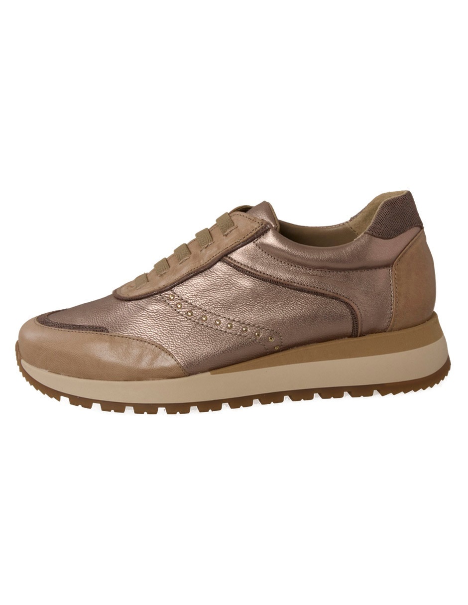 Zapato De Piel Para Mujer