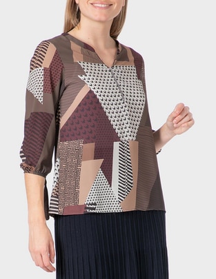 Blusa Punt Roma manga 3/4 para mujer