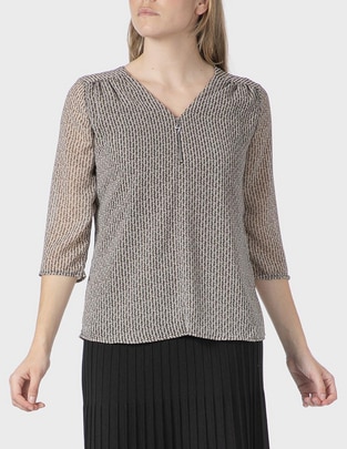 Blusa Punt Roma manga 3/4 para mujer