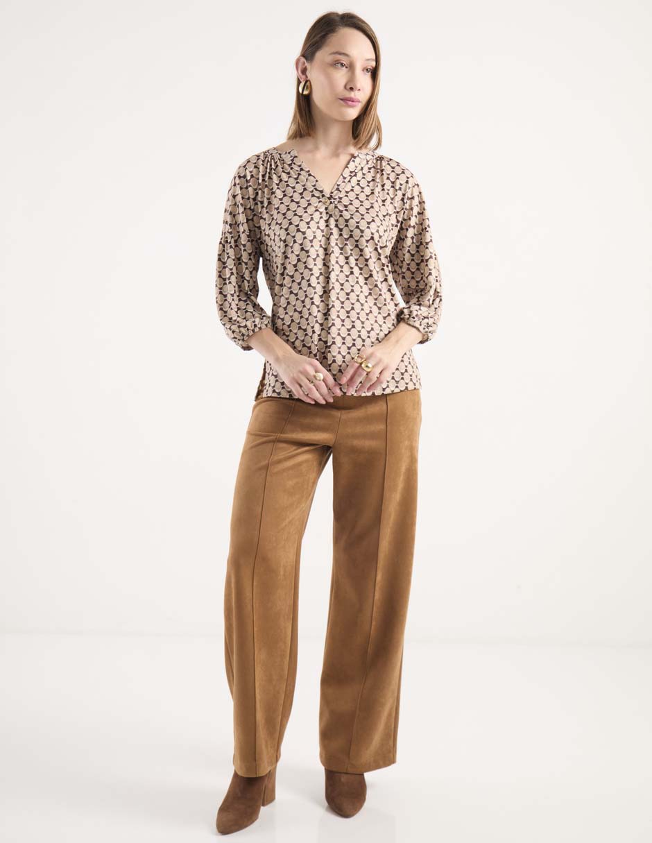 Blusa manga 3/4 para mujer 6