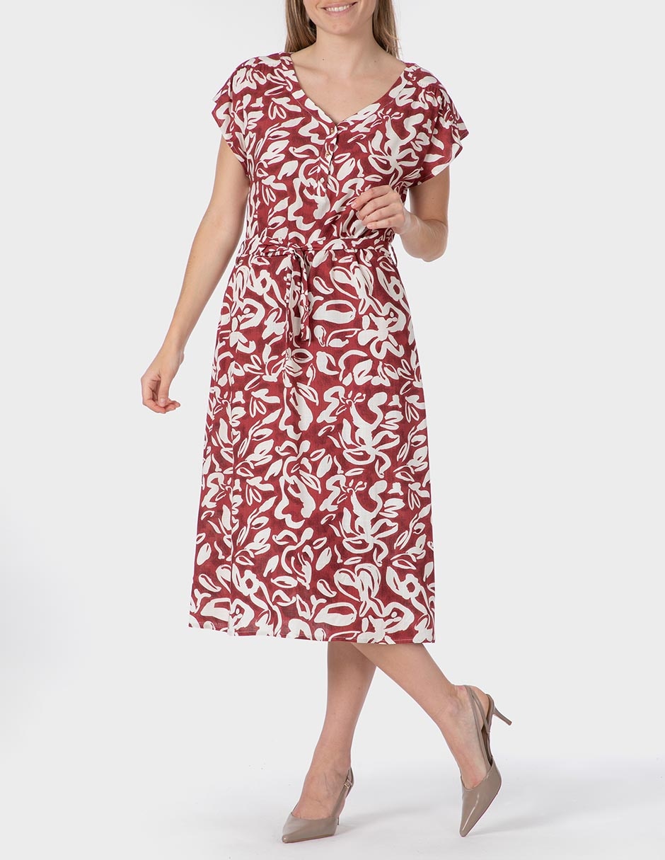 Vestido midi casual para mujer 1