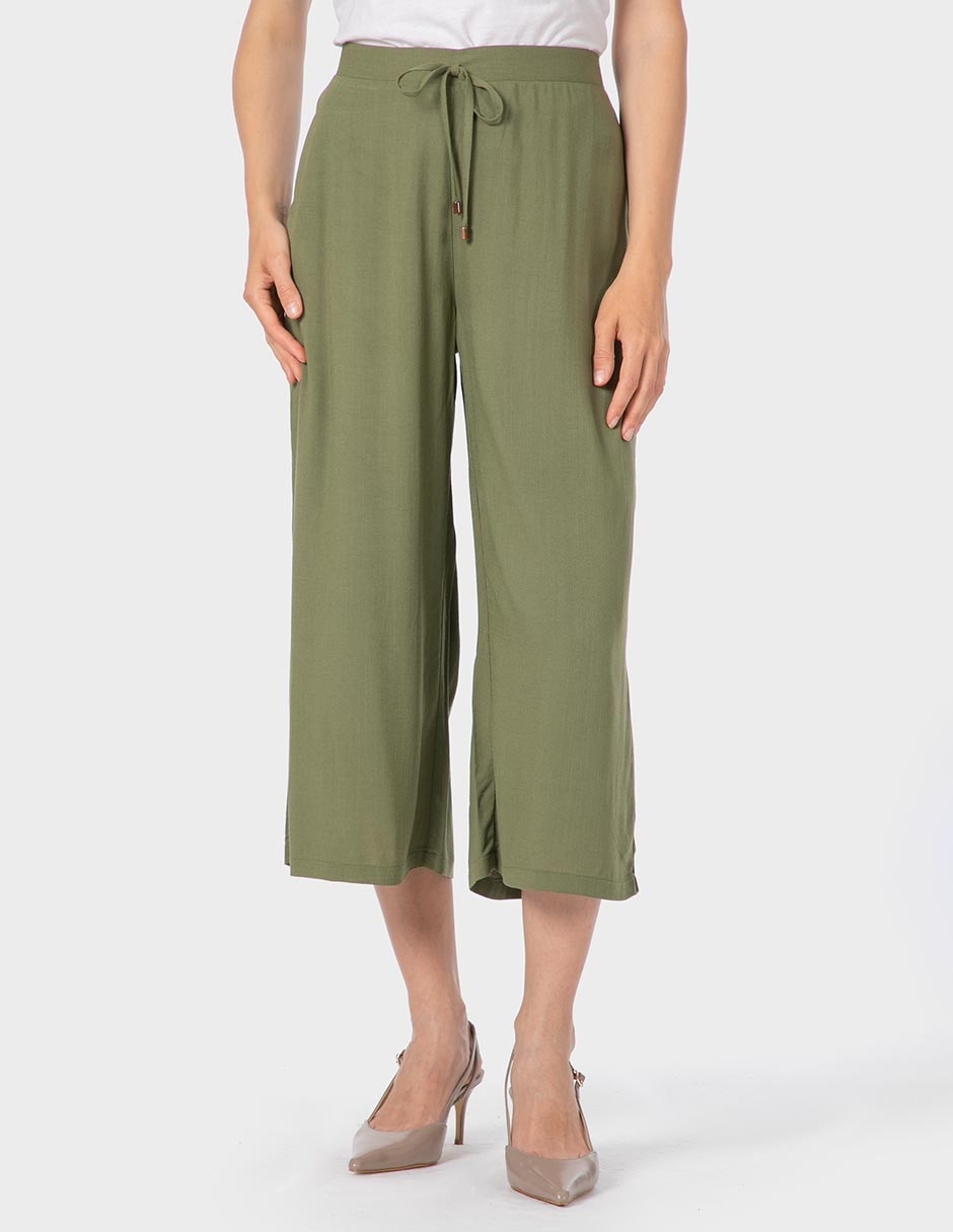Pantalón relaxed amplio para mujer 1