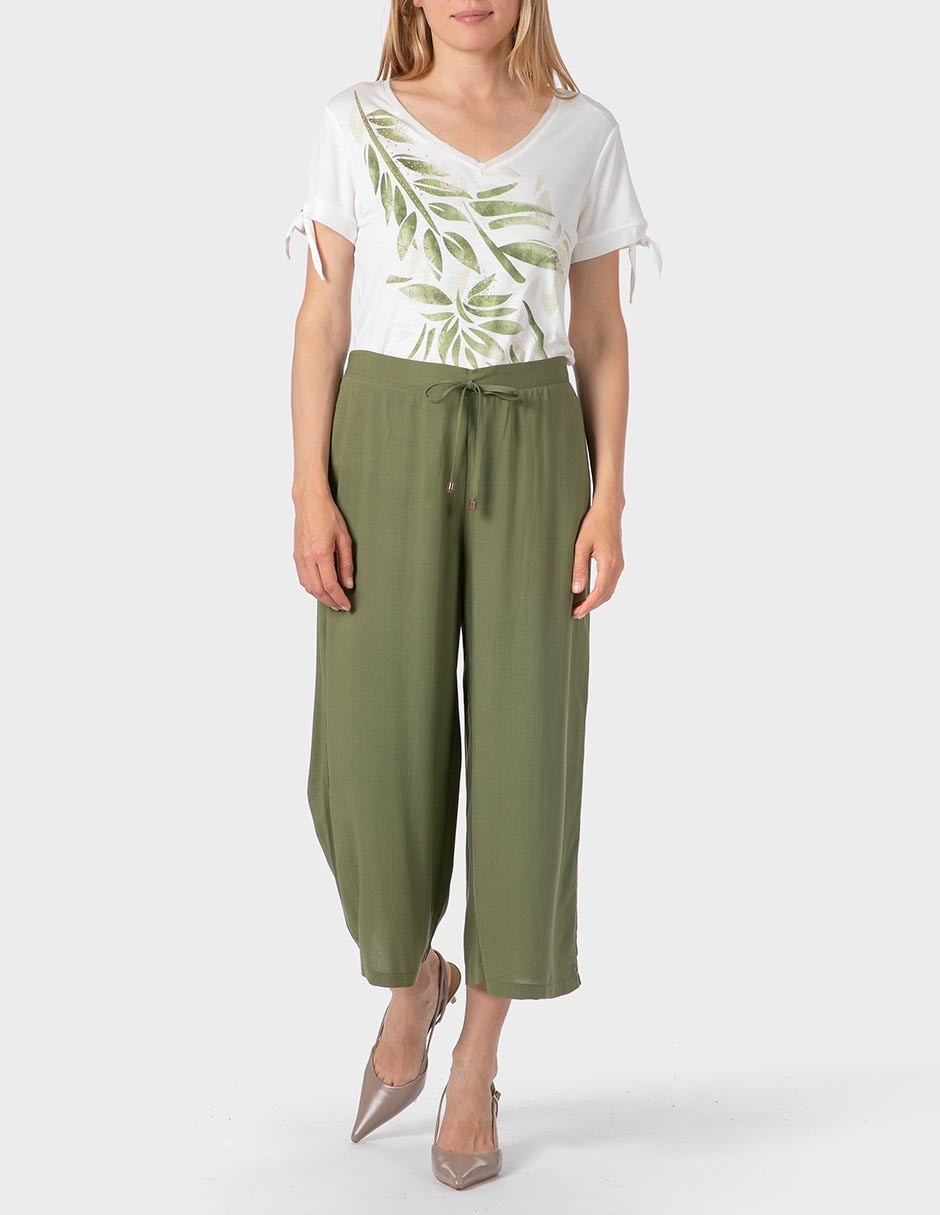 Pantalón relaxed amplio para mujer 6