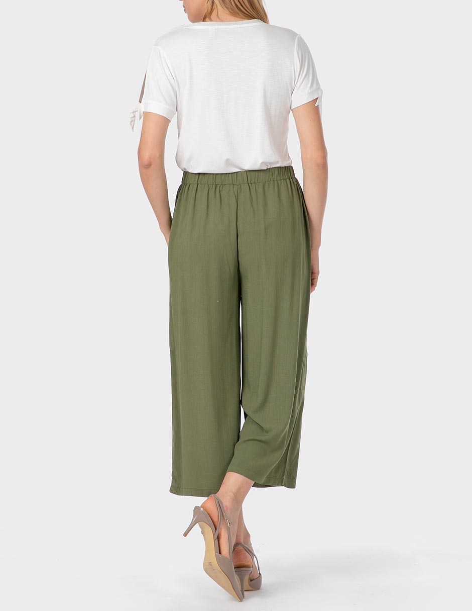 Pantalón relaxed amplio para mujer 7