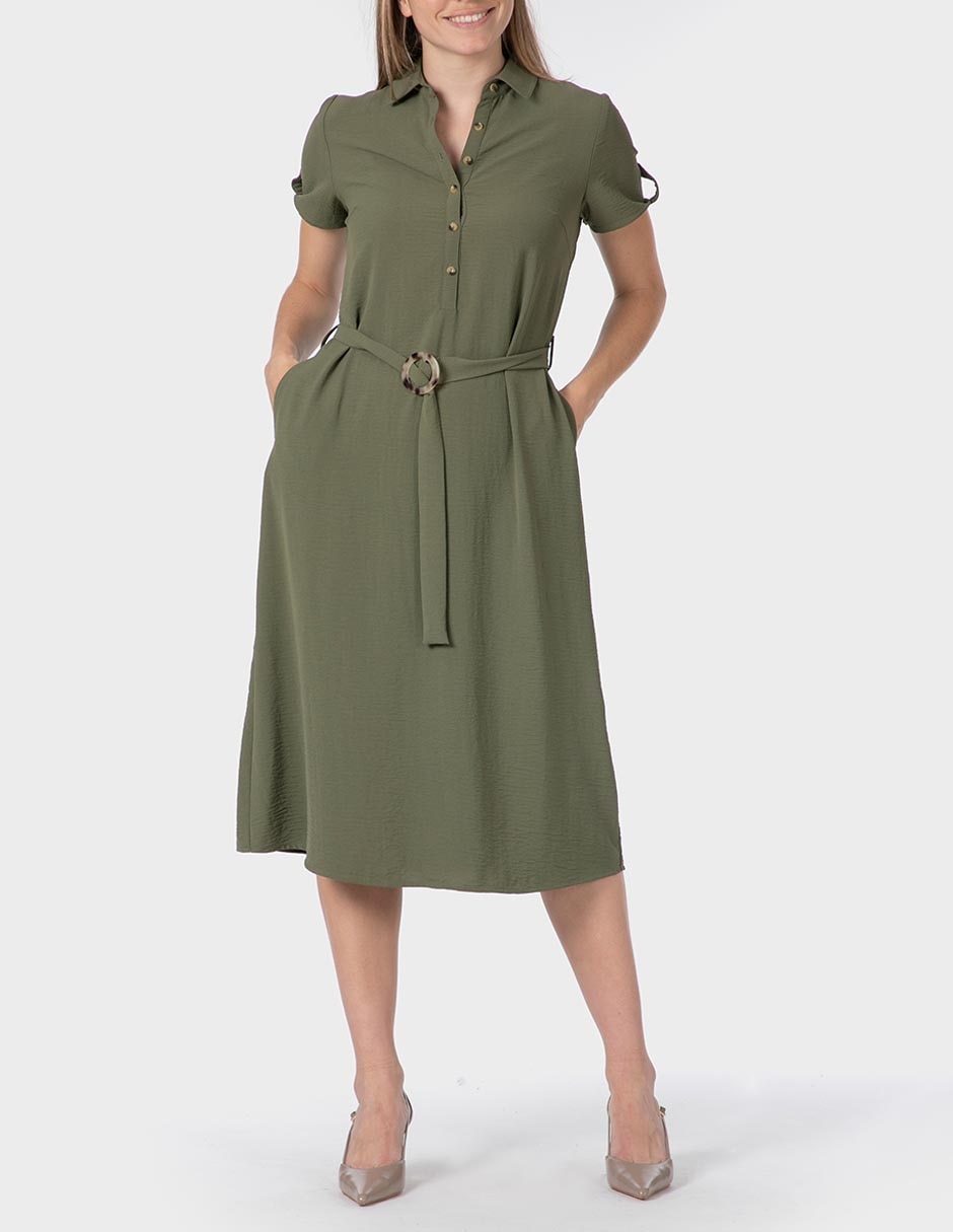 Vestido midi casual Punt Roma para mujer