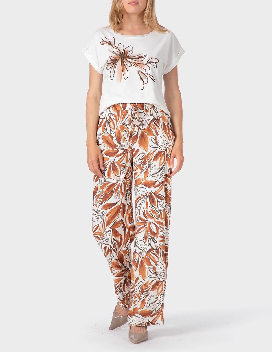 Pantalón relaxed amplio para mujer 6