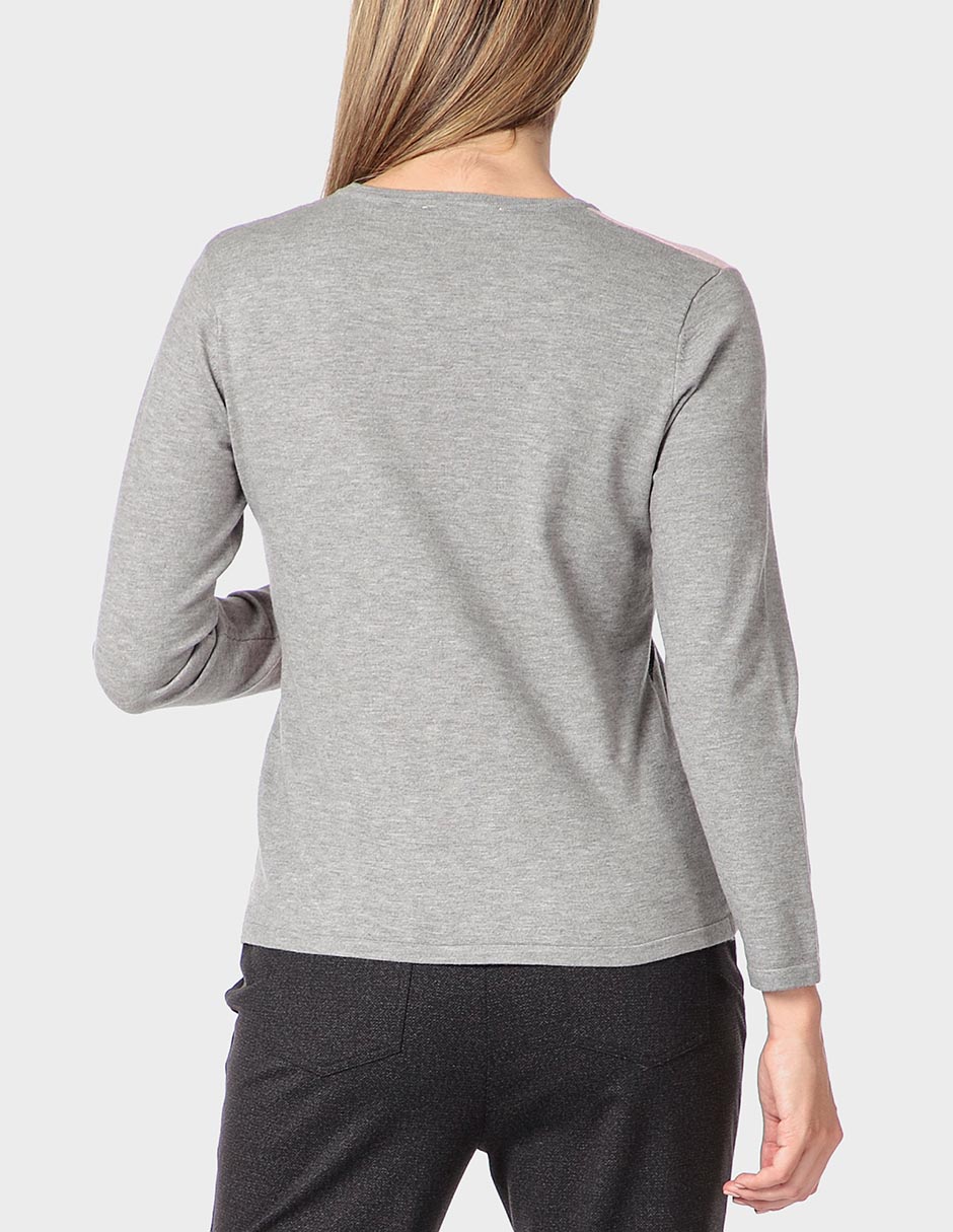 Suéter cuello redondo para mujer 5