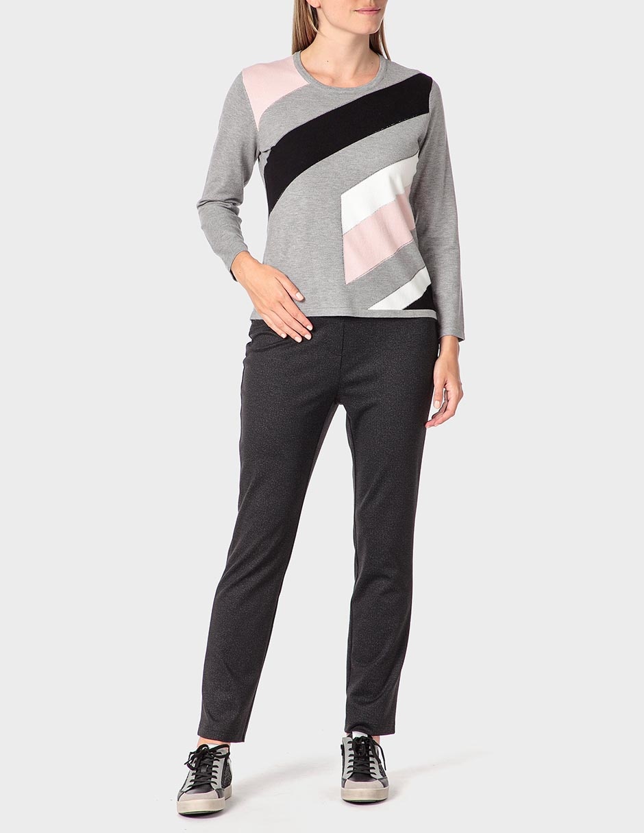 Suéter cuello redondo para mujer 6