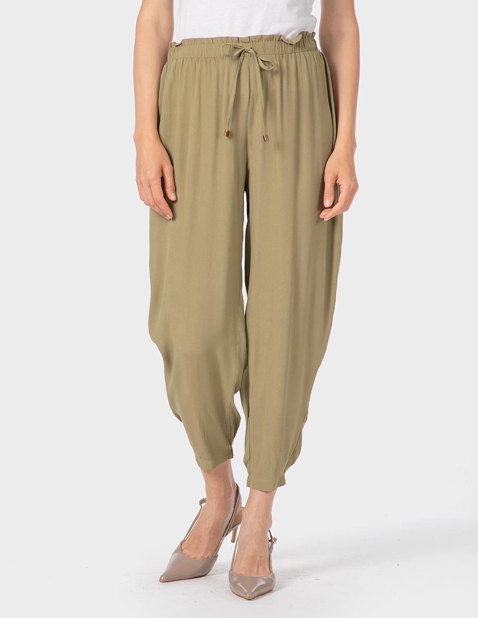 Pantalón jogger amplio para mujer 1