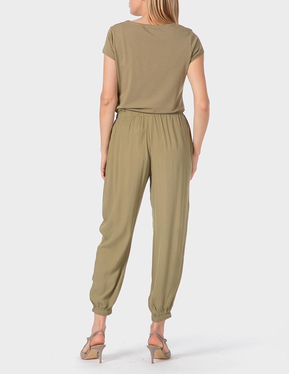 Pantalón jogger amplio para mujer 7
