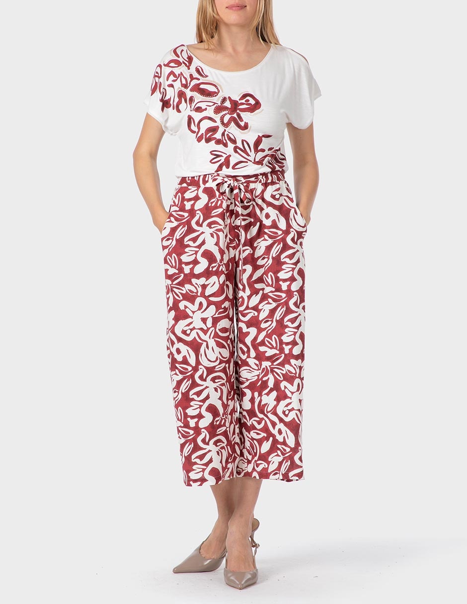 Playera manga corta cuello redondo para mujer 3