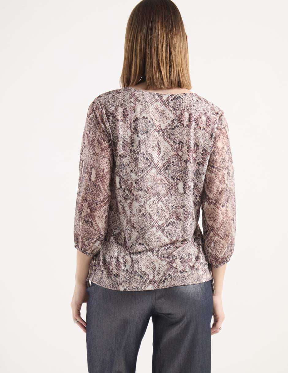 Blusa manga 3/4 para mujer 5