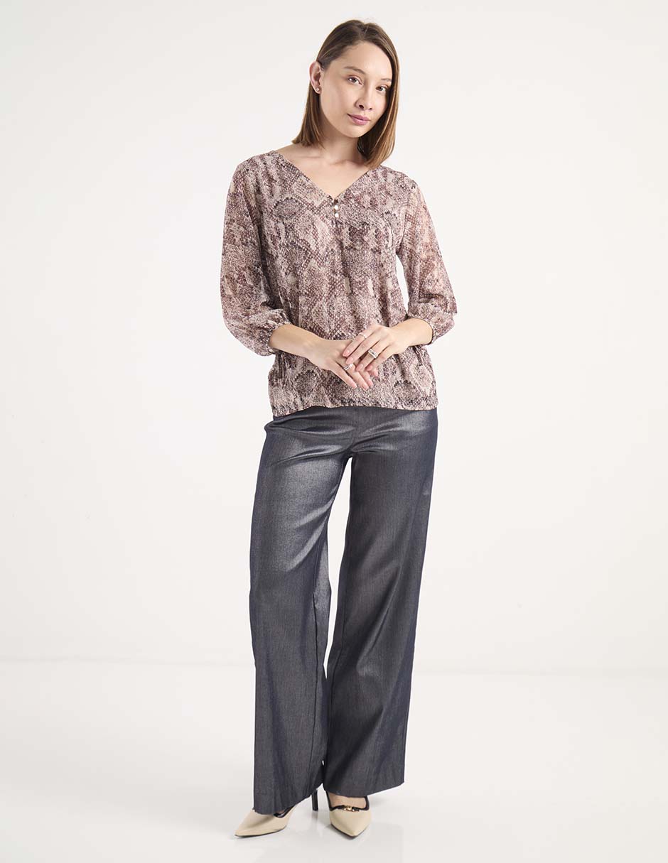 Blusa manga 3/4 para mujer 6
