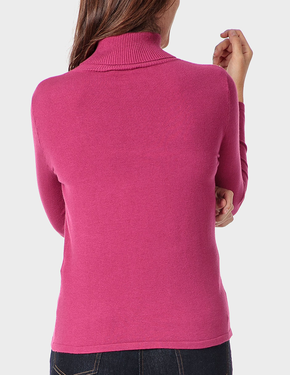 Suéter cuello alto para mujer