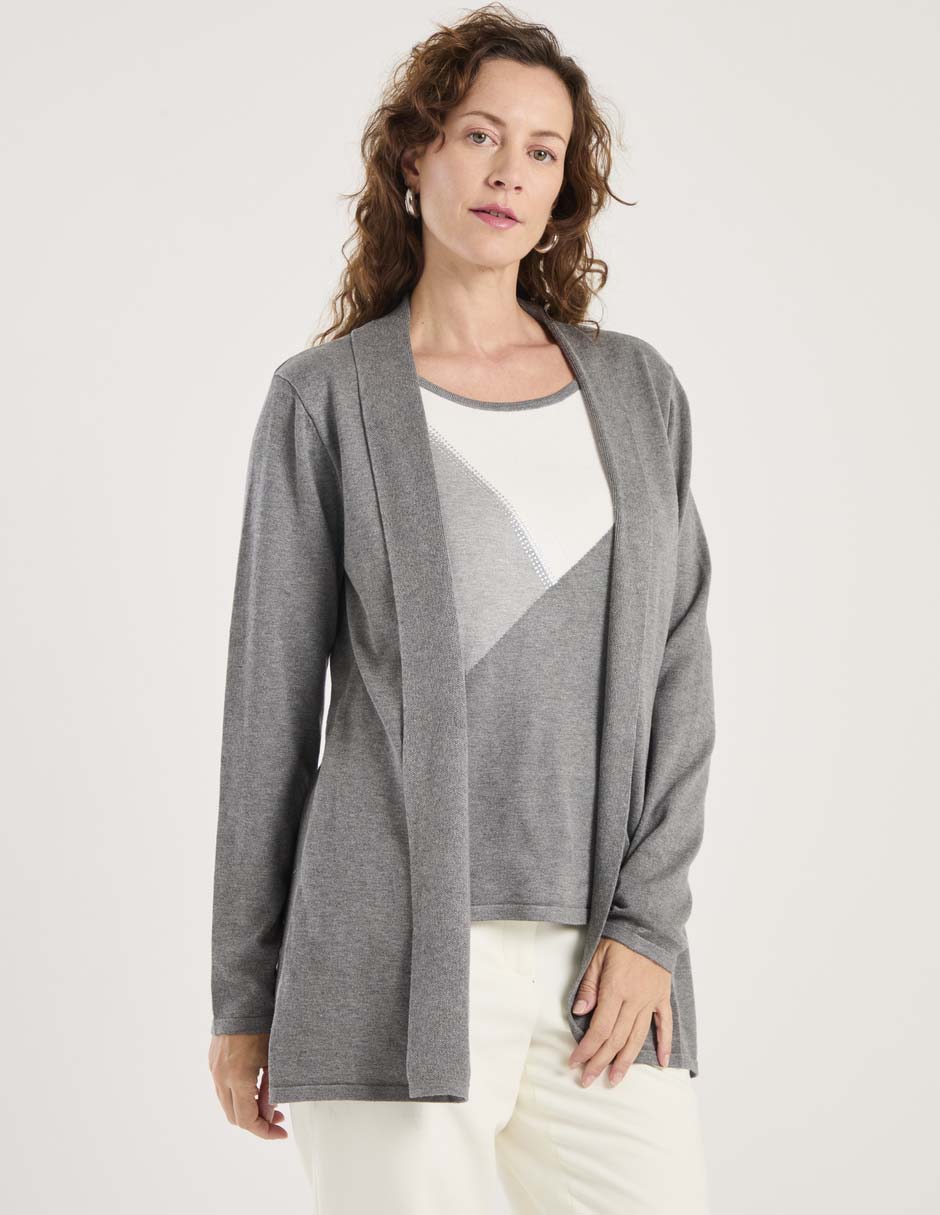 Blusa Punt Roma manga larga para mujer