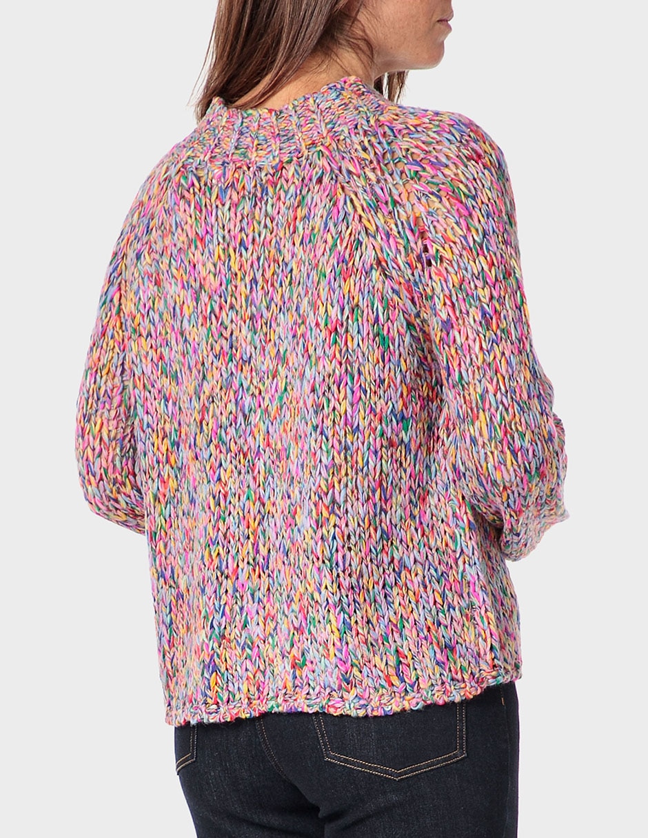 Suéter cuello redondo para mujer