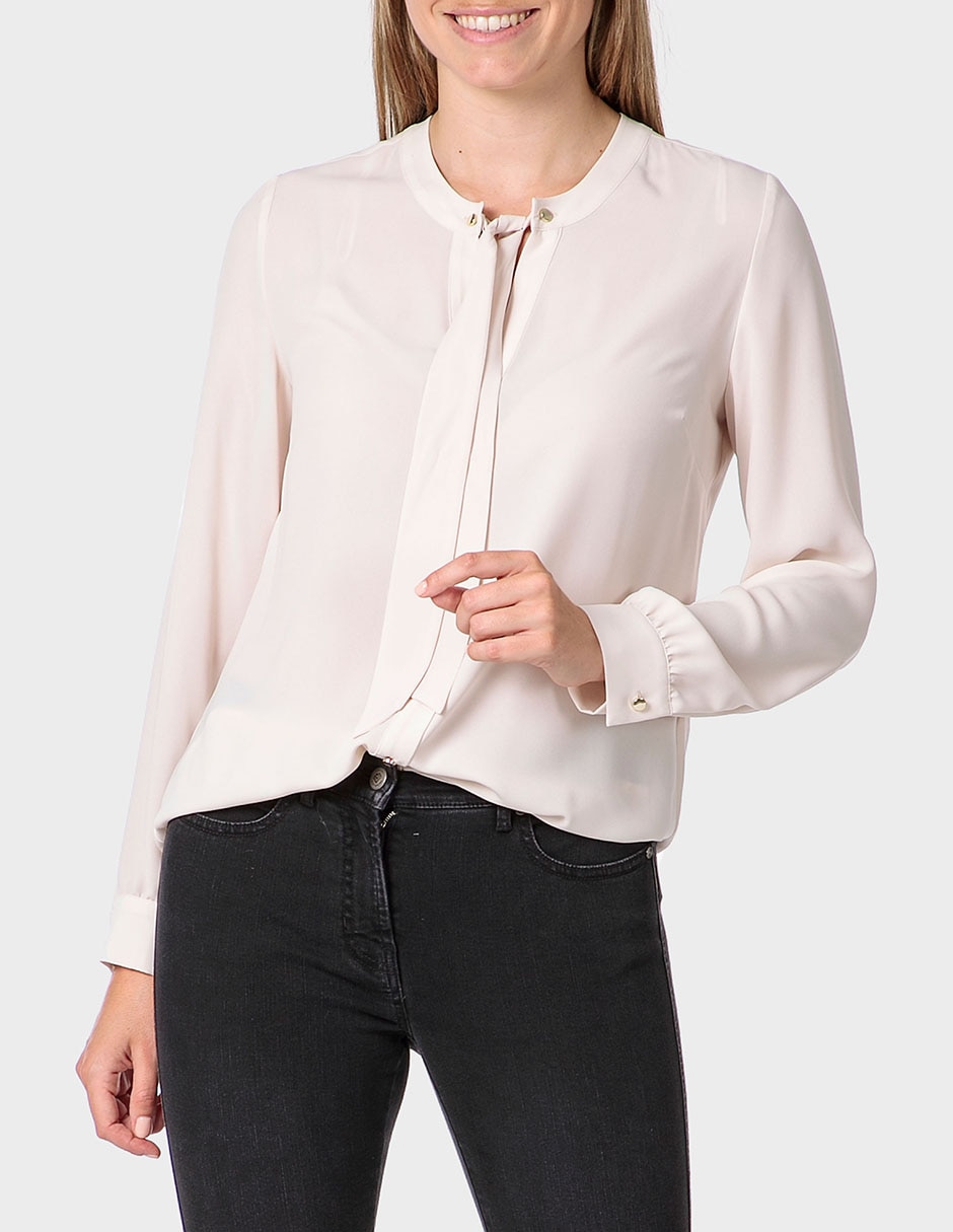 Blusa Punt Roma manga larga para mujer