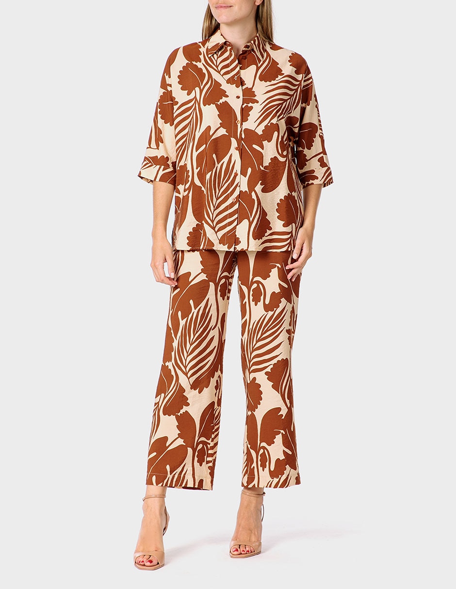 Pantalón relaxed amplio para mujer 3