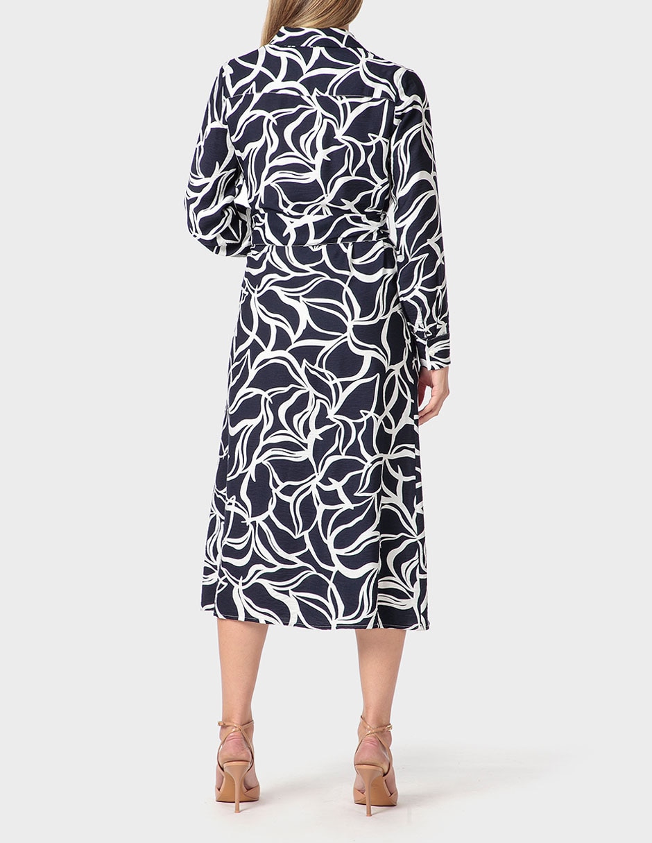 Vestido midi casual Punt Roma para mujer