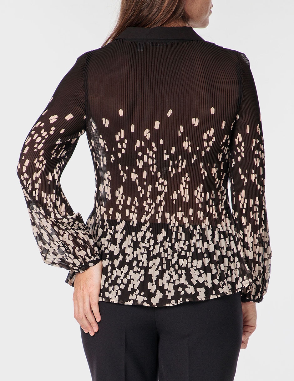 Blusa túnica manga larga para mujer 4