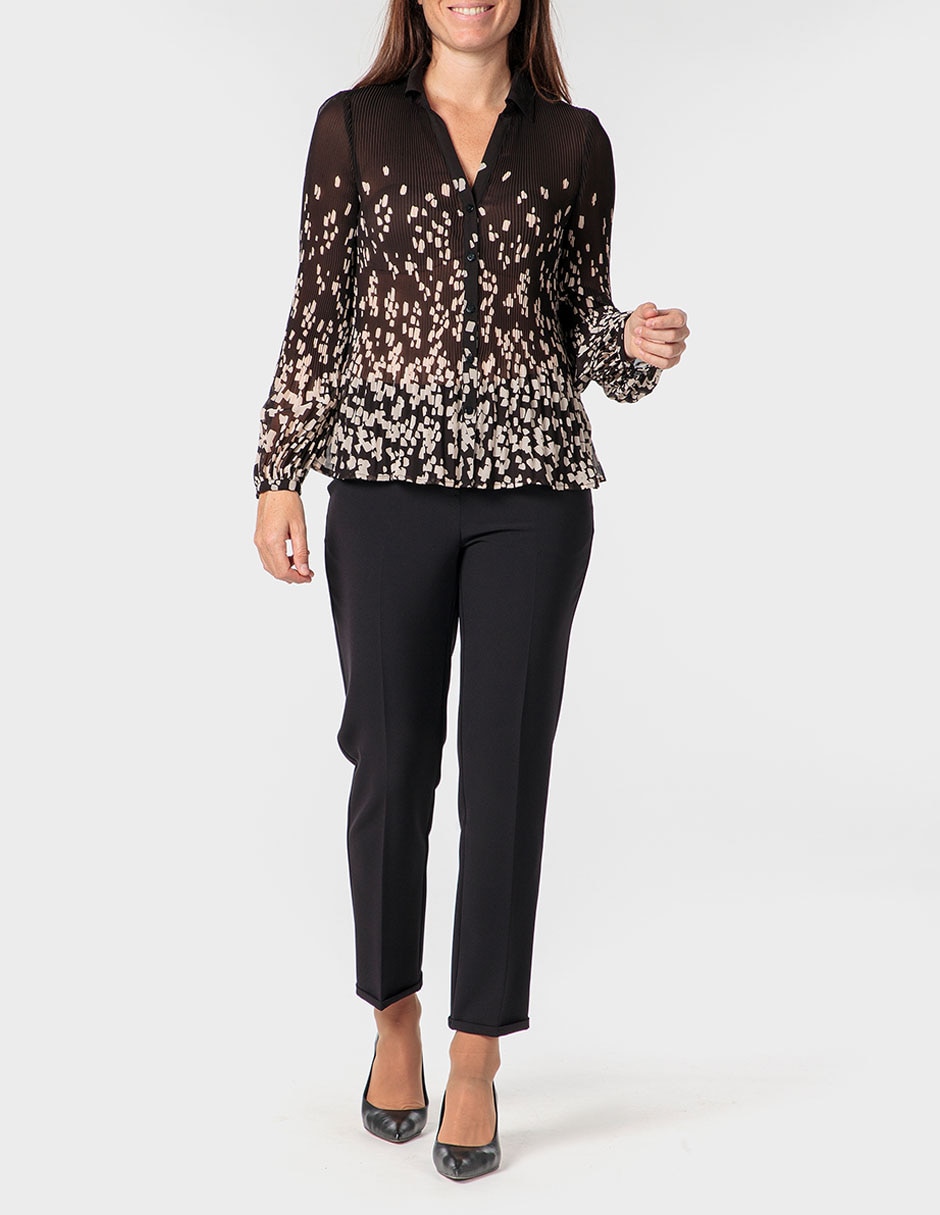 Blusa túnica manga larga para mujer 5