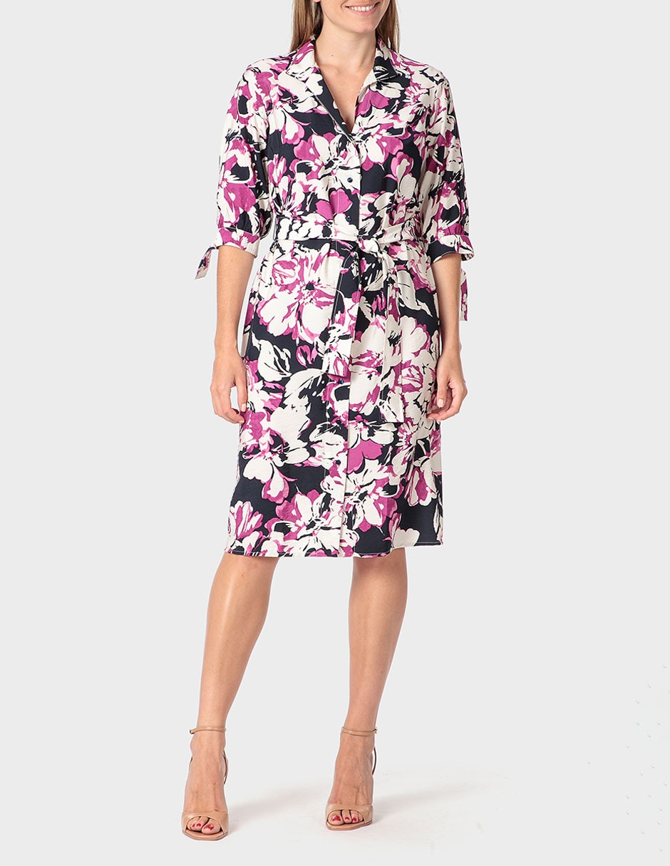 Vestido a la rodilla casual Punt Roma para mujer