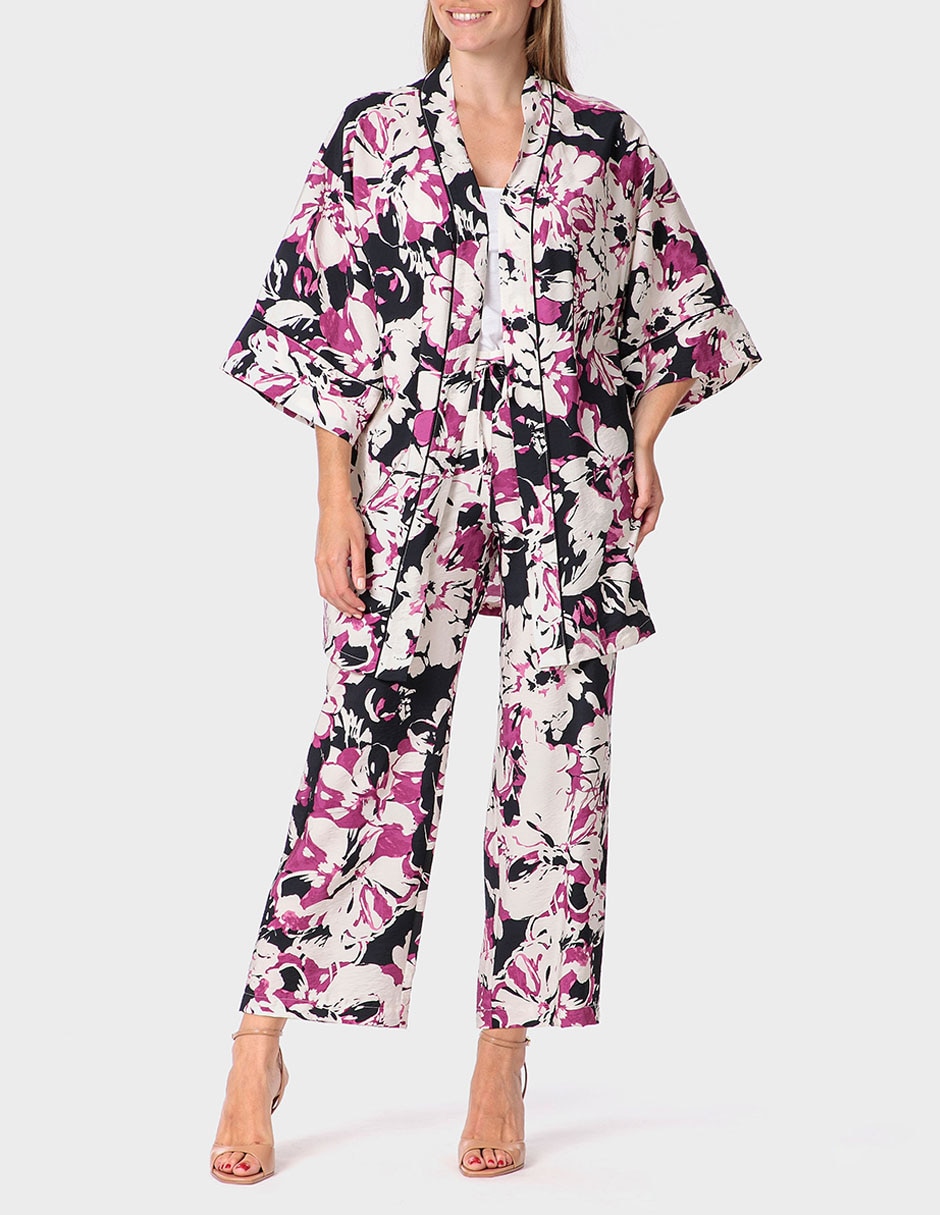 Pantalón coulotte Punt Roma straight para mujer