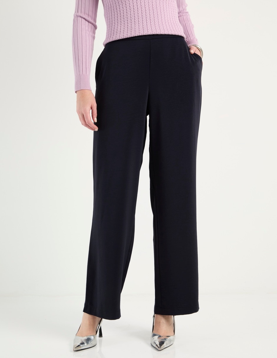 Pantalón easy pant Punt Roma wide leg para mujer