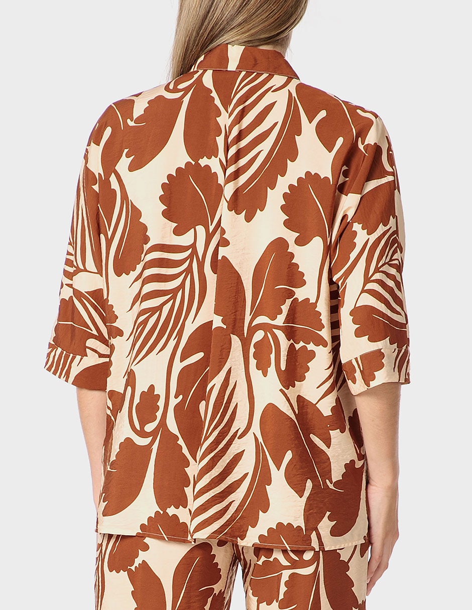 Blusa Punt Roma manga al codo para mujer