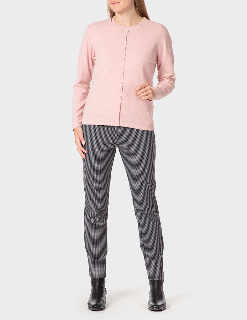Suéter cuello redondo para mujer