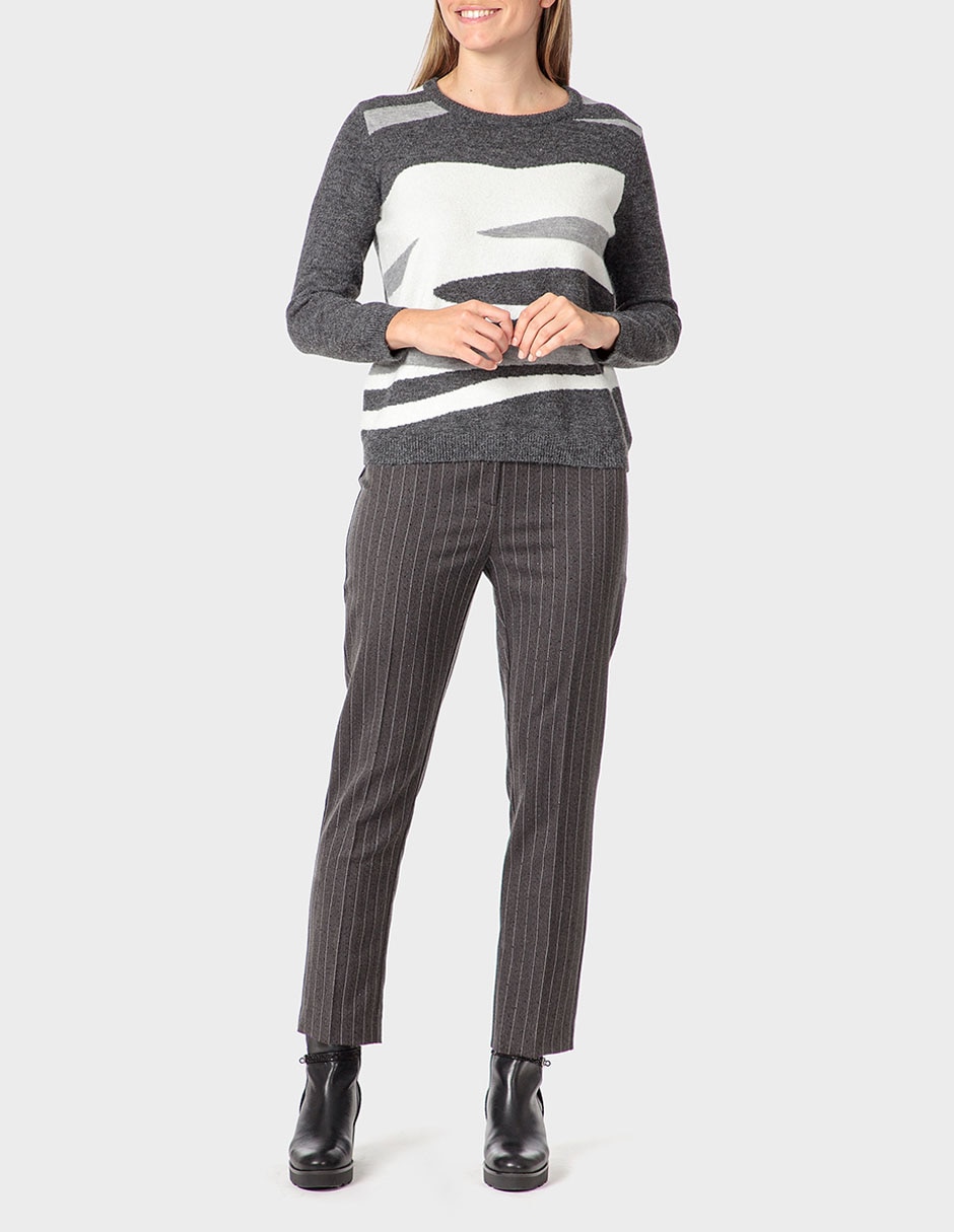 Pantalón de vestir slim para mujer